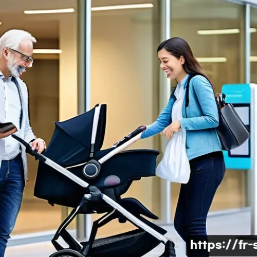 자치행정사 업무 최적화 기법 - "A diverse group of citizens, including a young woman with a baby in a stroller (the baby is wearing...