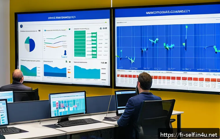 자치행정사 업무사례 - A modern French municipal office environment showcasing a medium-sized town&rsquo;s budget management team...